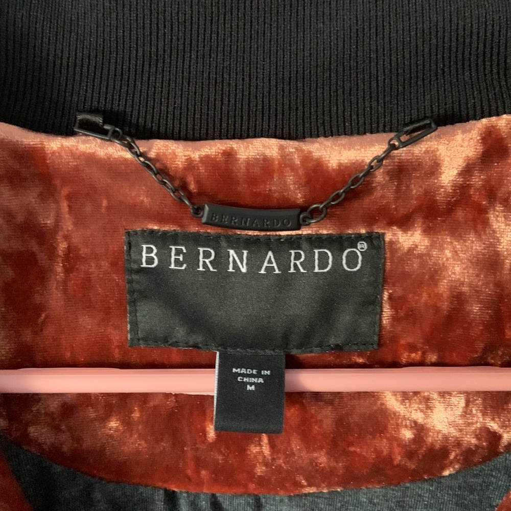 Bernardo Rust Colored Bomber Style Jacket - Picture 2 of 5